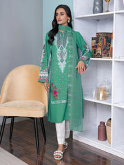 Limelight Summer Unstitched Printed Lawn 2Pc Suit U3470 Sea Green