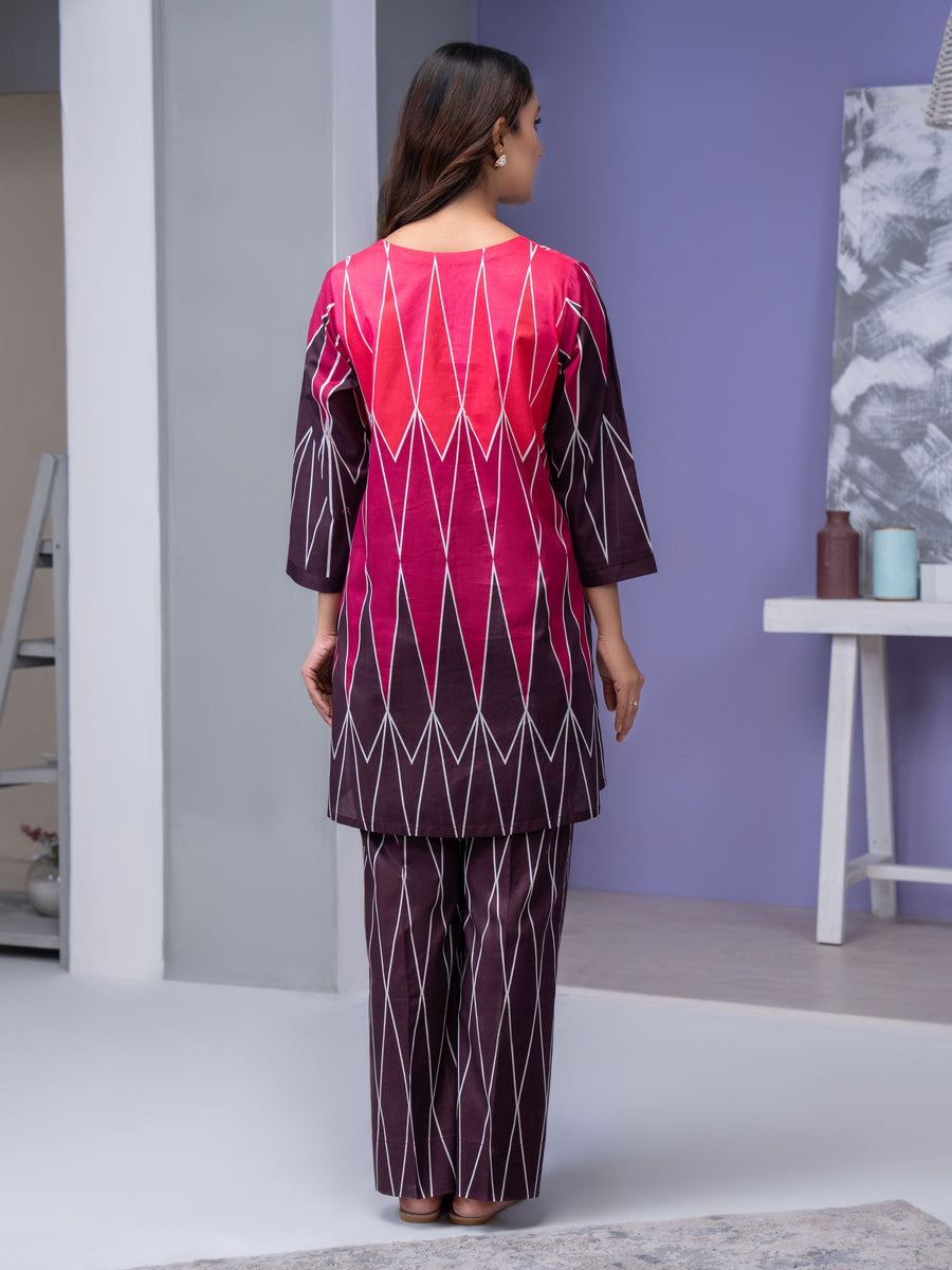 Limelight Summer Unstitched Printed Lawn 2Pc Suit U3472 Red