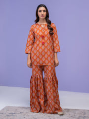 Limelight Summer Unstitched Printed Lawn 1Pc Shirt U3490 Rust