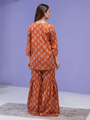 Limelight Summer Unstitched Printed Lawn 1Pc Shirt U3490 Rust
