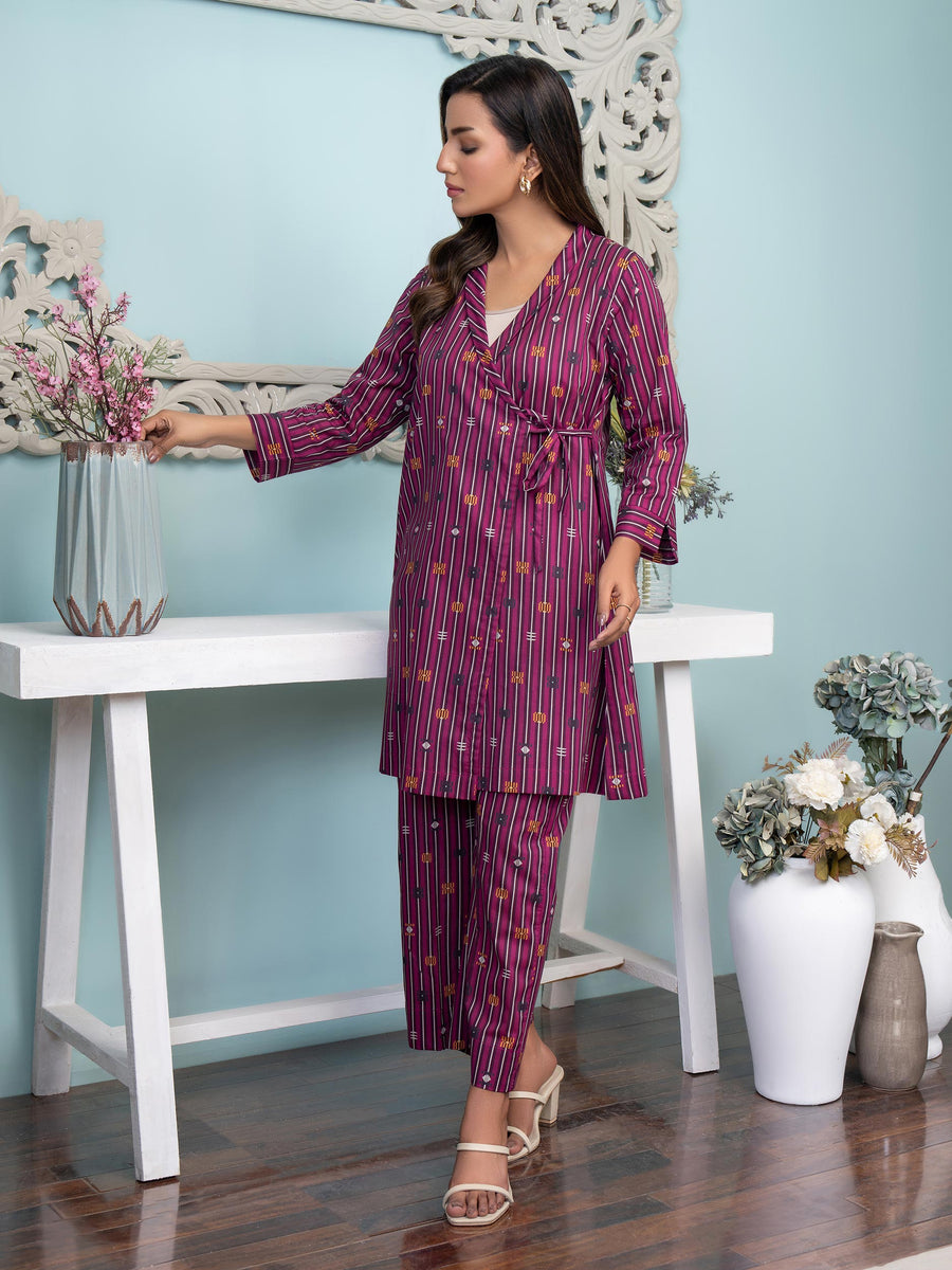 Limelight Summer Unstitched Printed Lawn 1Pc Shirt U3497 Purple