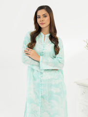 Limelight Summer Unstitched Printed Lawn 1Pc Shirt U3501 Turquoise