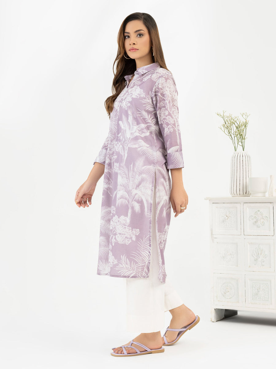 Limelight Summer Unstitched Printed Lawn 1Pc Shirt U3501 Purple