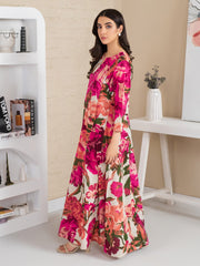 Limelight Summer Unstitched Printed Lawn 1Pc Shirt U3505 Off White