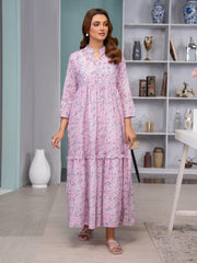 Limelight Summer Unstitched Printed Lawn 1Pc Shirt U3506 Pink
