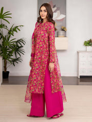 Limelight Summer Unstitched Printed Lawn 3Pc Suit U3519 Pink