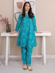 Limelight Summer Unstitched Printed Lawn 1Pc Shirt U3525 Ferozi