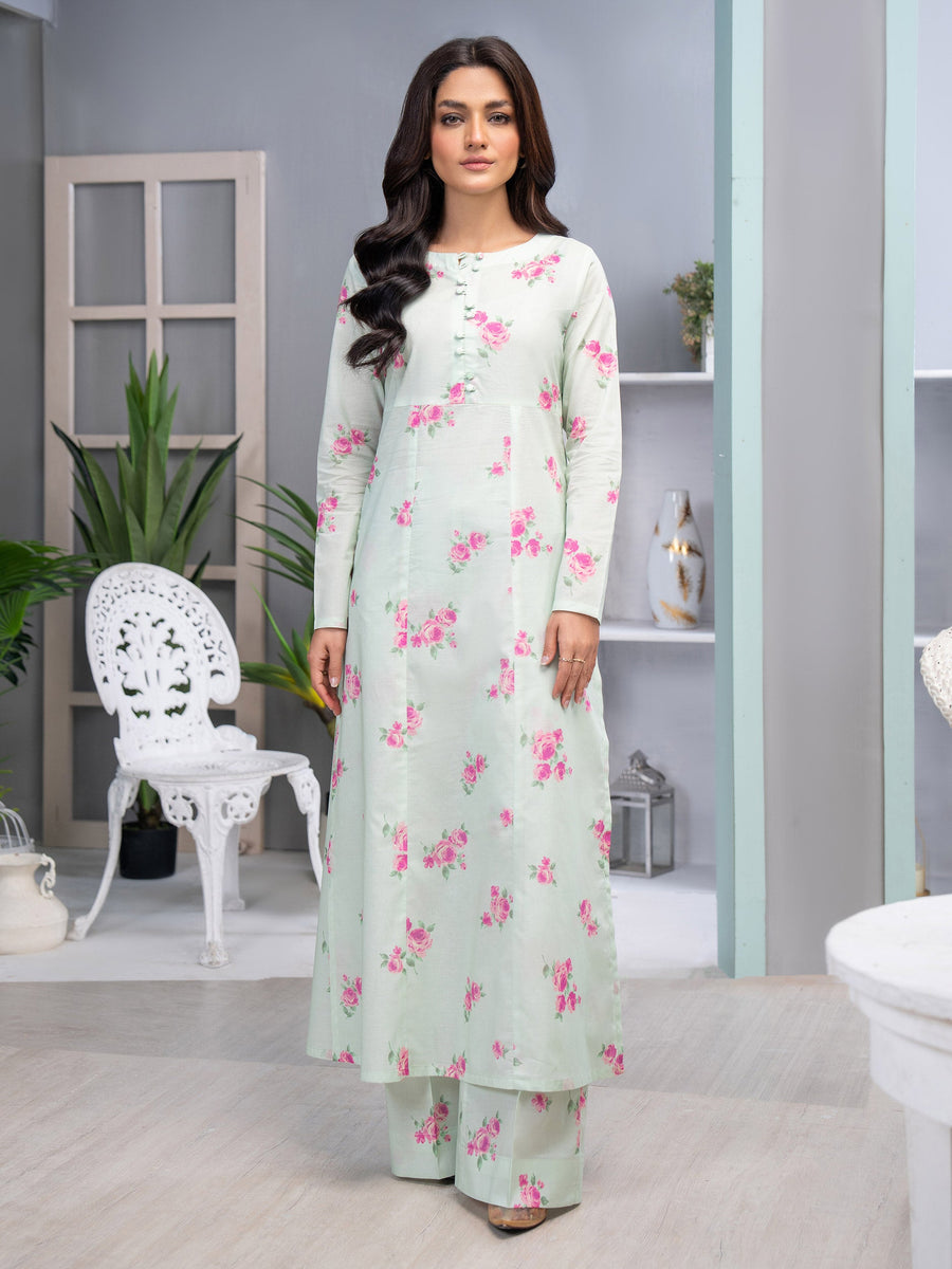 Limelight Summer Unstitched Printed Lawn 1Pc Shirt U3529 Green