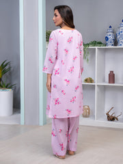 Limelight Summer Unstitched Printed Lawn 1Pc Shirt U3529 Pink