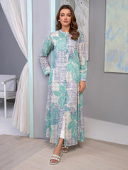 Limelight Summer Unstitched Printed Lawn 1Pc Shirt U3541 Beige