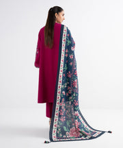 Sapphire Embroidered Khaddar Unstitched 3Pc Suit U3PEDY25V910