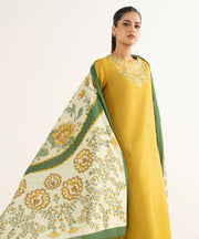 Sapphire Embroidered Khaddar Unstitched 3Pc Suit U3PEDY25V920