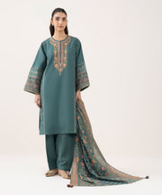 Sapphire Embroidered Light Khaddar Unstitched 3Pc Suit U3PEDY25V941