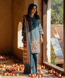 Sapphire Embroidered Cross Hatch Unstitched 3Pc Suit U3PESG25V817