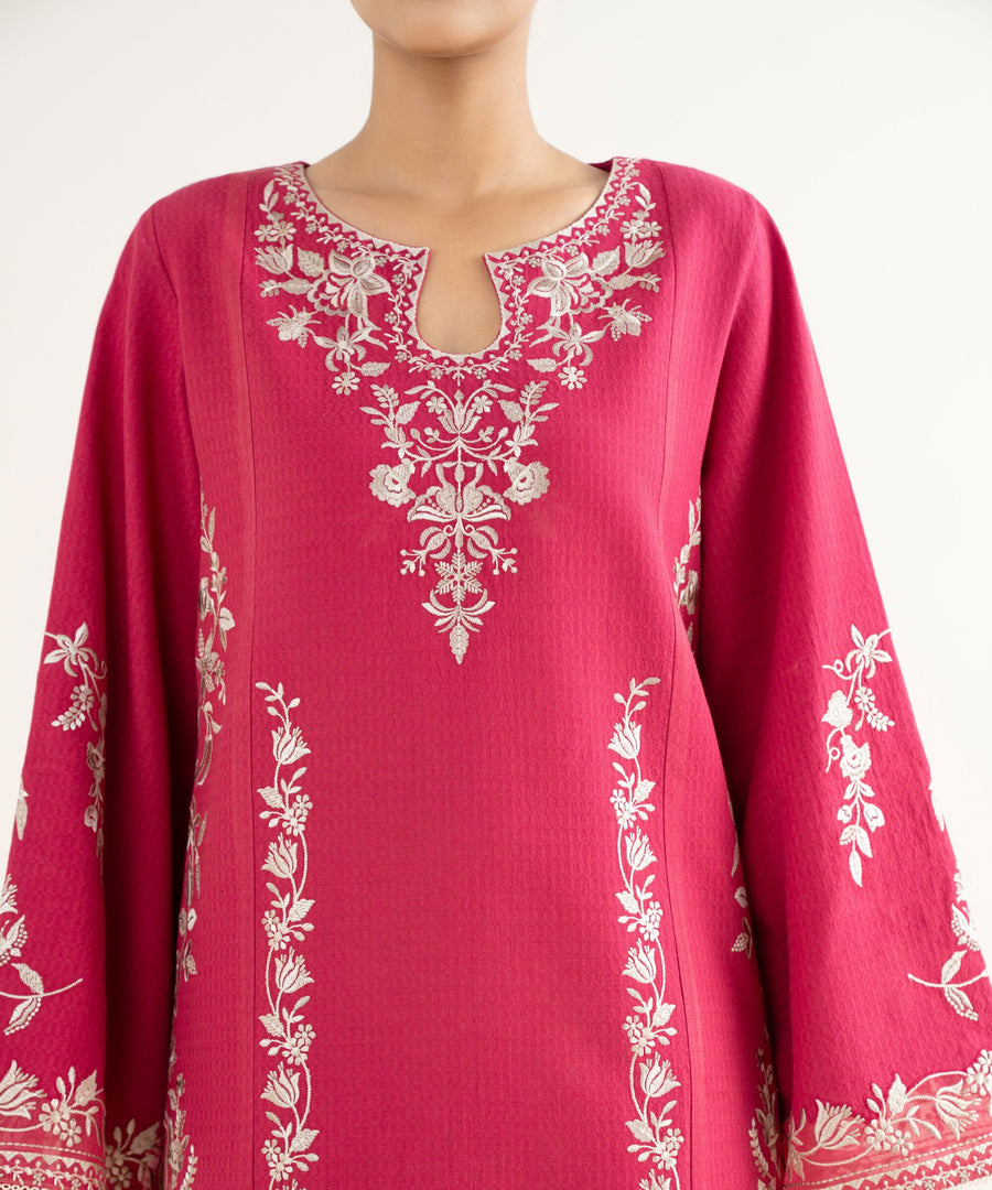 Sapphire Embroidered Dobby Unstitched 3Pc Suit U3PESG25V911