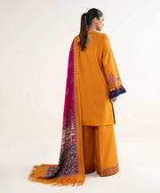 Sapphire Embroidered Twill Unstitched 3Pc Suit U3PESG25V930
