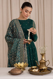 Jazmin Wedding Formal Embroidered Chiffon Unstitched 3Pc Suit UC-3016