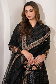 Jazmin Wedding Formal Embroidered Chiffon Unstitched 3Pc Suit UC-3029