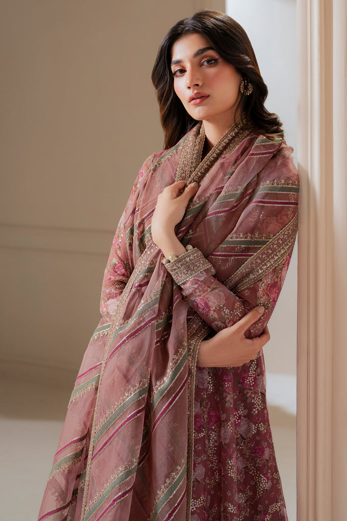 Jazmin Wedding Formal Embroidered Chiffon Unstitched 3Pc Suit UC-3064