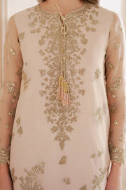 Jazmin Wedding Formal Embroidered Chiffon Unstitched 3Pc Suit UC-3067