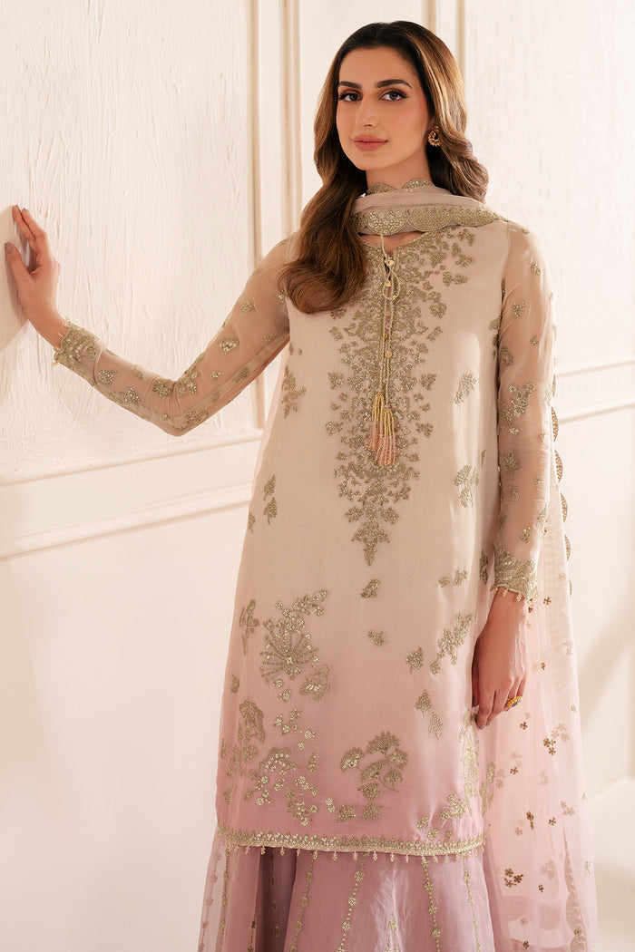 Jazmin Wedding Formal Embroidered Chiffon Unstitched 3Pc Suit UC-3067