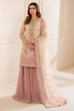 Jazmin Wedding Formal Embroidered Chiffon Unstitched 3Pc Suit UC-3067