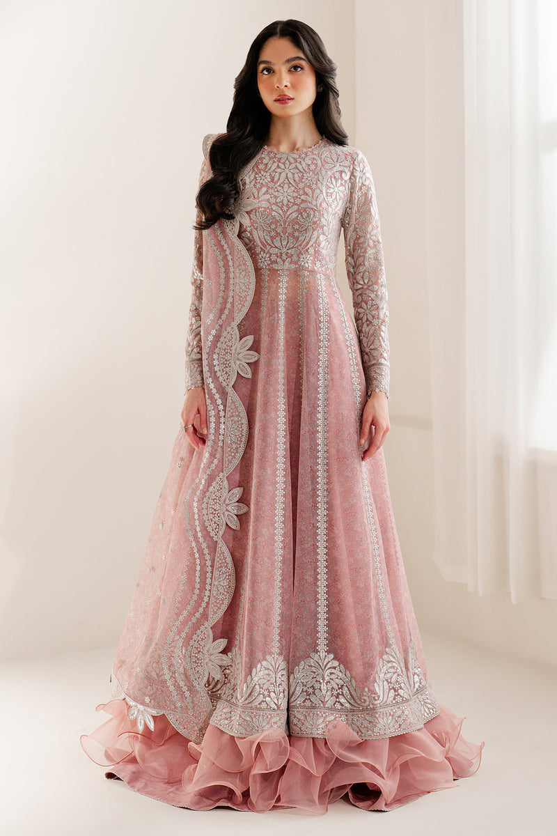 Jazmin Wedding Formal Embroidered Chiffon Unstitched 3Pc Suit UC-3079