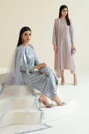 Baroque Exclusive Formal Embroidered Sequence Net Unstitched 3Pc UF-383