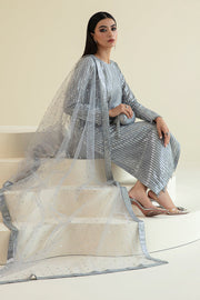 Baroque Exclusive Formal Embroidered Sequence Net Unstitched 3Pc UF-383