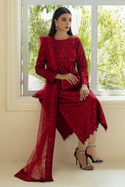 Baroque Exclusive Formal Embroidered Sequence Net Unstitched 3Pc UF-385
