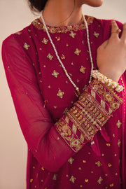 Baroque Exclusive Formal Embroidered Chiffon Unstitched 3Pc UF-394