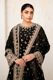Baroque Exclusive Formal Embroidered Chiffon Unstitched 3Pc UF-4038