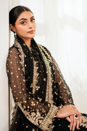 Baroque Exclusive Formal Embroidered Chiffon Unstitched 3Pc UF-4038