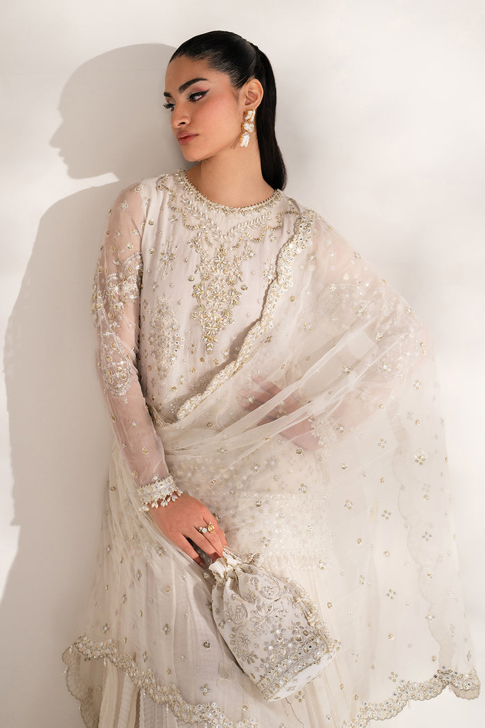 Baroque Exclusive Formal Embroidered Chiffon Unstitched 3Pc UF-4140
