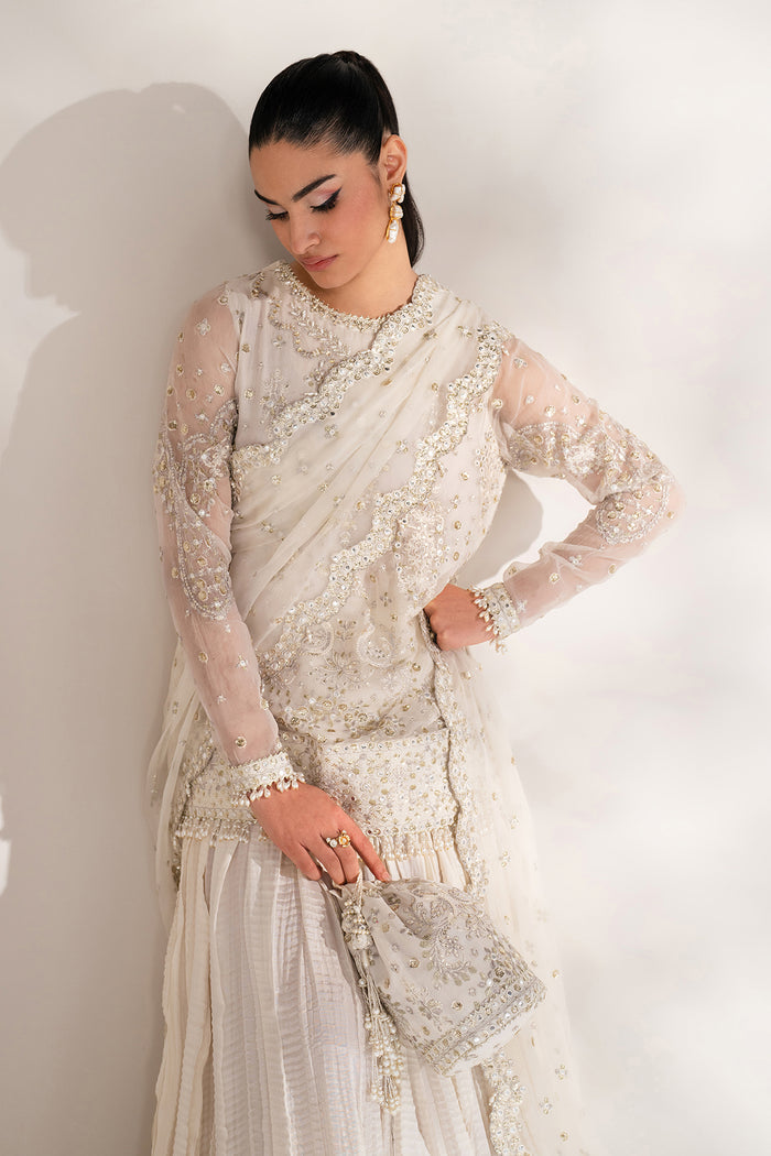 Baroque Exclusive Formal Embroidered Chiffon Unstitched 3Pc UF-4140