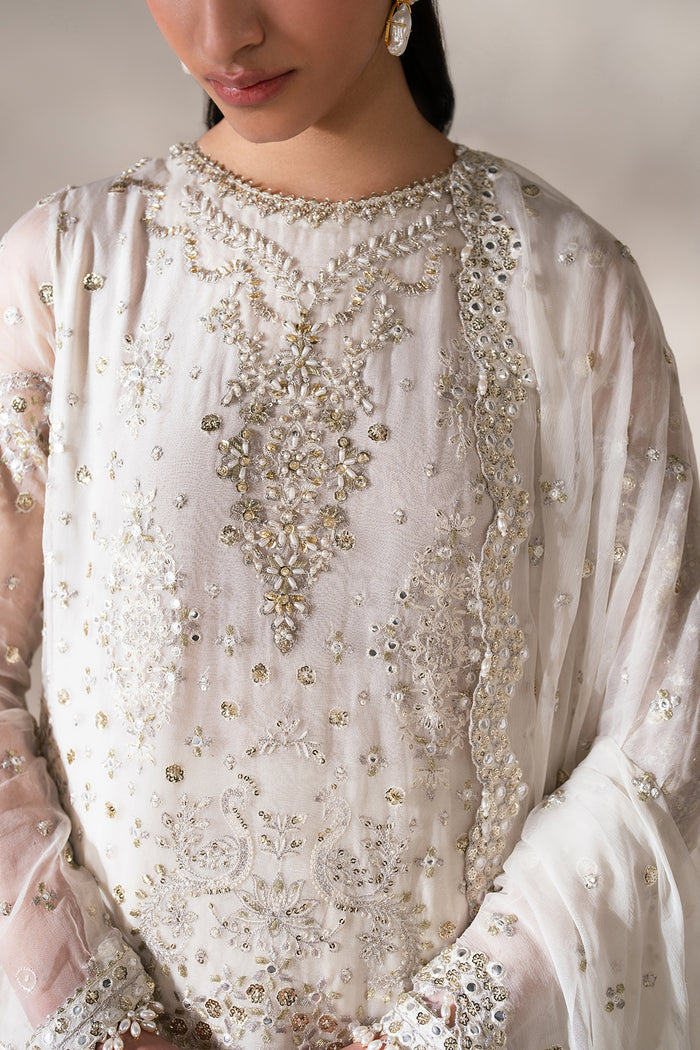 Baroque Exclusive Formal Embroidered Chiffon Unstitched 3Pc UF-4140