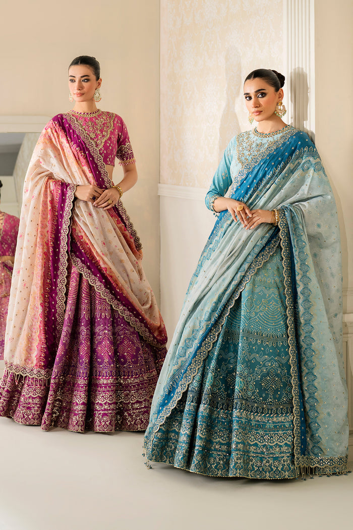 Baroque Exclusive Formal Embroidered Raw Silk Unstitched 3Pc UF-4163