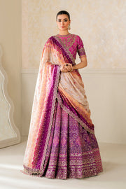Baroque Exclusive Formal Embroidered Raw Silk Unstitched 3Pc UF-4163