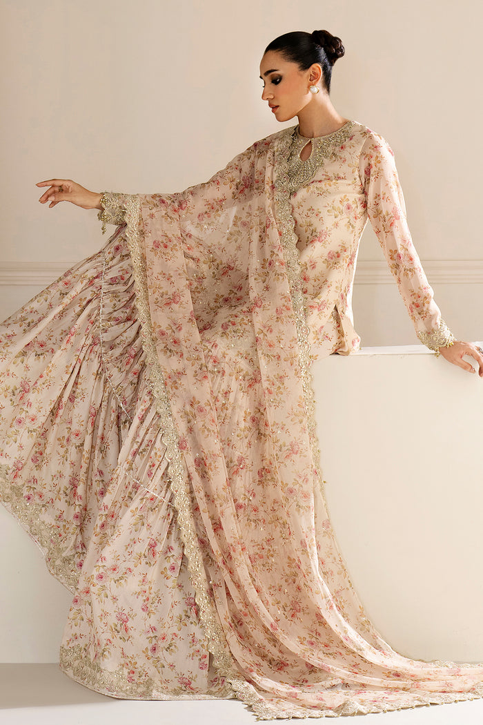 Baroque Exclusive Formal Embroidered Chiffon Unstitched 3Pc UF-4164