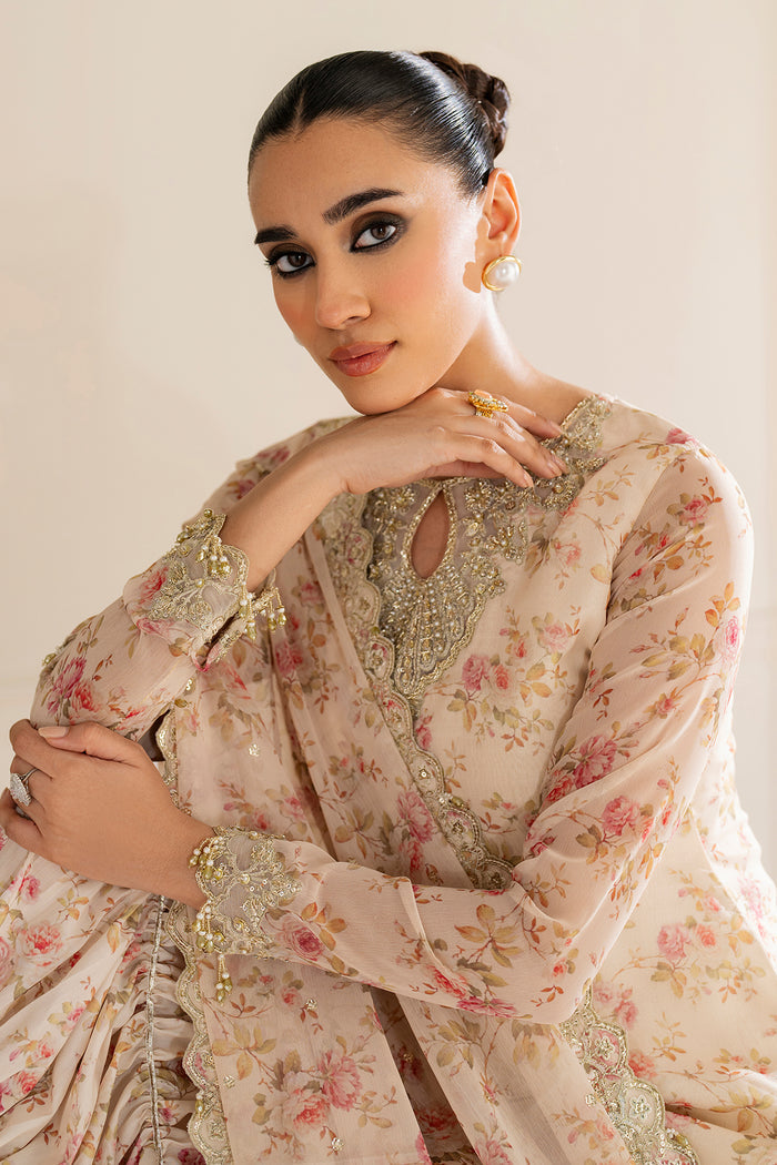 Baroque Exclusive Formal Embroidered Chiffon Unstitched 3Pc UF-4164