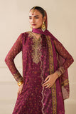Baroque Exclusive Formal Embroidered Chiffon Unstitched 3Pc Suit UF-4277