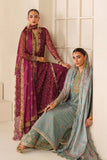 Baroque Exclusive Formal Embroidered Chiffon Unstitched 3Pc Suit UF-4277