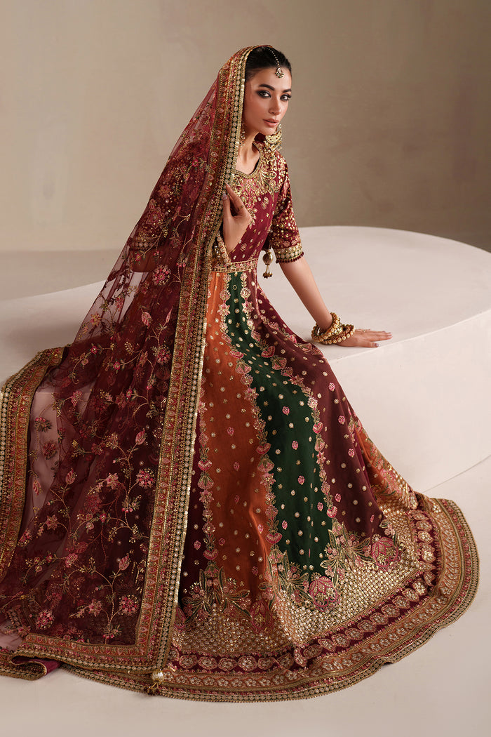 Baroque Exclusive Formal Embroidered Raw Silk Unstitched 3Pc UF-4366