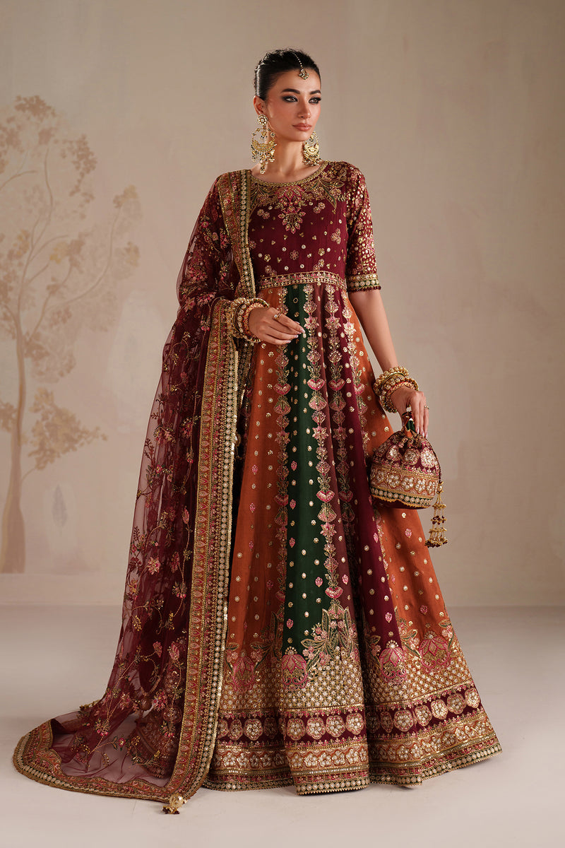 Baroque Exclusive Formal Embroidered Raw Silk Unstitched 3Pc UF-4366