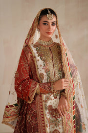 Baroque Exclusive Formal Embroidered Net Unstitched 3Pc UF-4368