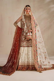 Baroque Exclusive Formal Embroidered Net Unstitched 3Pc UF-4368