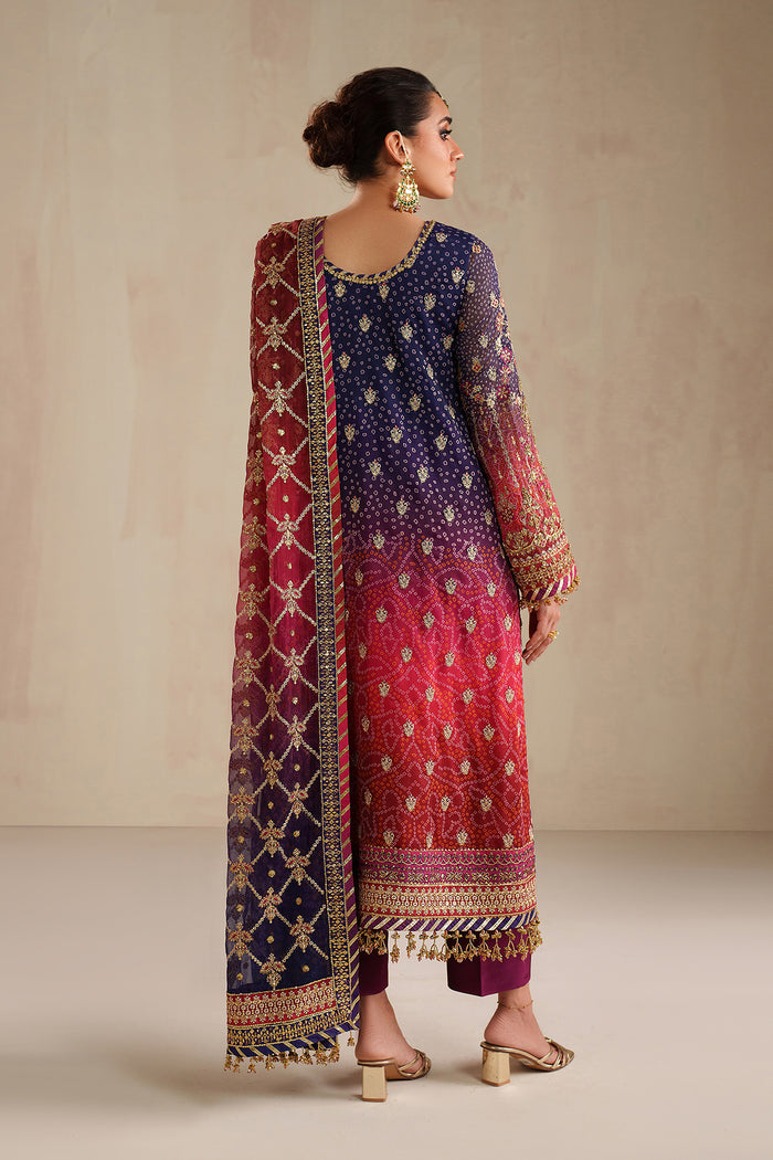 Baroque Exclusive Formal Embroidered Chiffon Unstitched 3Pc Suit UF-4369