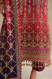 Baroque Exclusive Formal Embroidered Chiffon Unstitched 3Pc Suit UF-4369