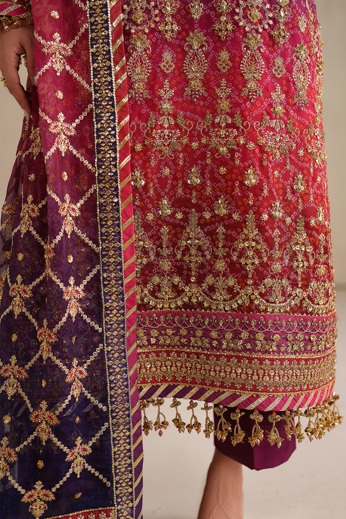 Baroque Exclusive Formal Embroidered Chiffon Unstitched 3Pc Suit UF-4369