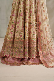 Baroque Exclusive Formal Embroidered Net Unstitched 3Pc UF-4371